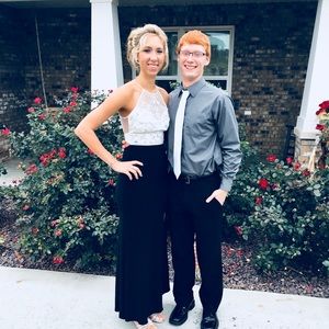 Sexy slim black dress